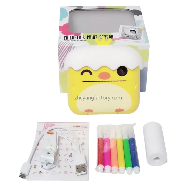 2.4 inch 1080P WiFi Christmas selfie video kids instant print camera