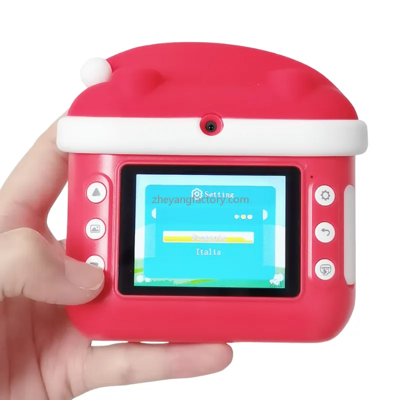 2.4 inch 1080P WiFi Christmas selfie video kids instant print camera