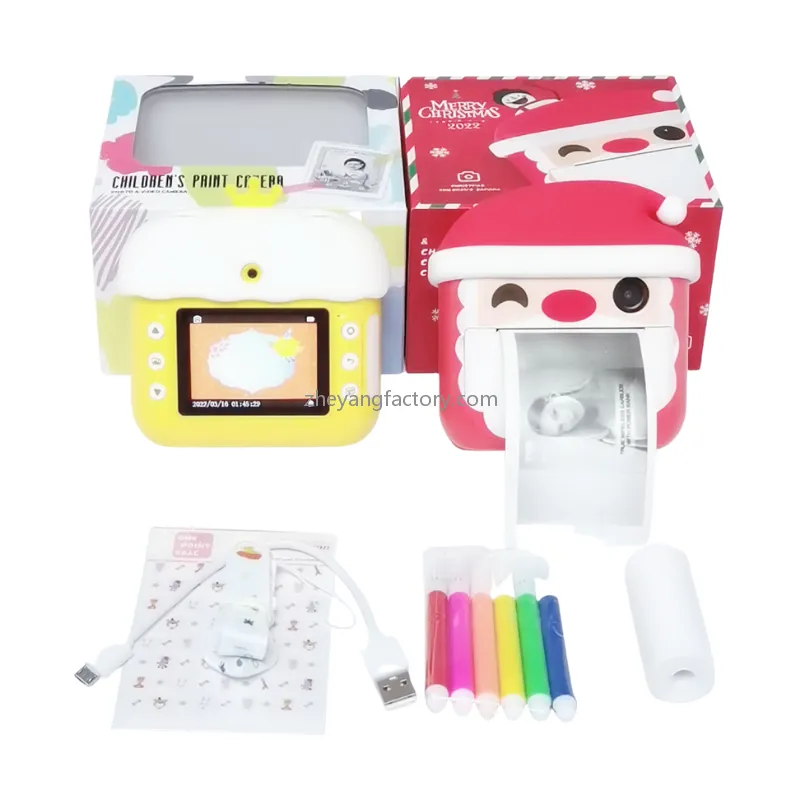 2.4 inch 1080P WiFi Christmas selfie video kids instant print camera