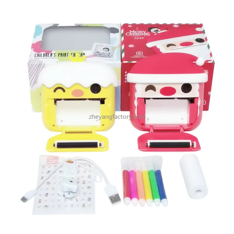 2.4 inch 1080P WiFi Christmas selfie video kids instant print camera