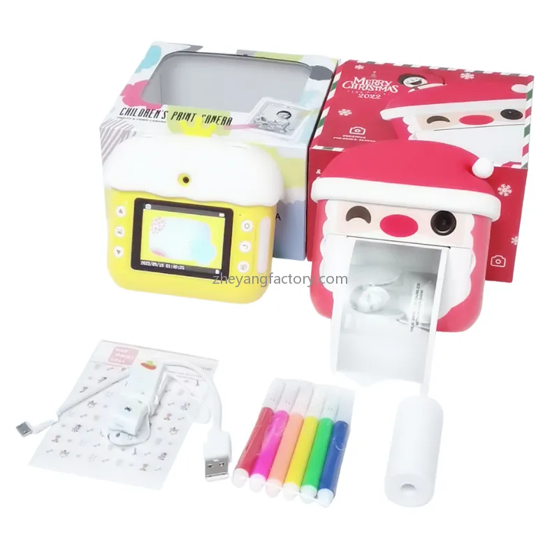 2.4 inch 1080P WiFi Christmas selfie video kids instant print camera