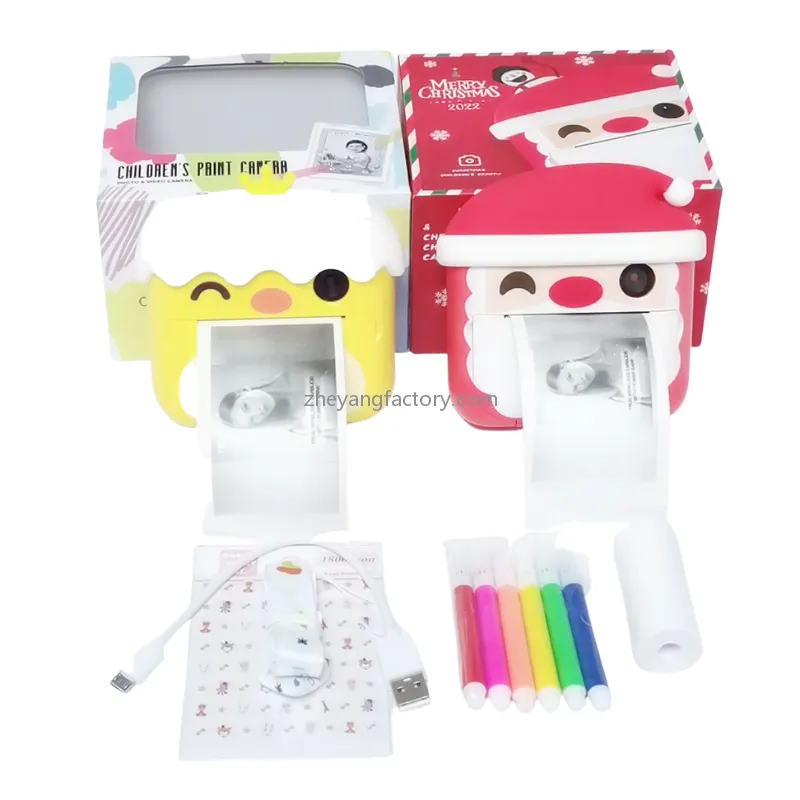 2.4 inch 1080P WiFi Christmas selfie video kids instant print camera