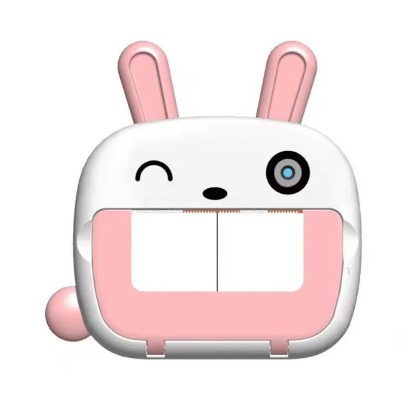 2.4 inch 4K 1080P WiFi rabbit video kids instant print camera