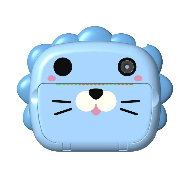 2.4 inch 4K 1080P WiFi lion video kids instant print camera