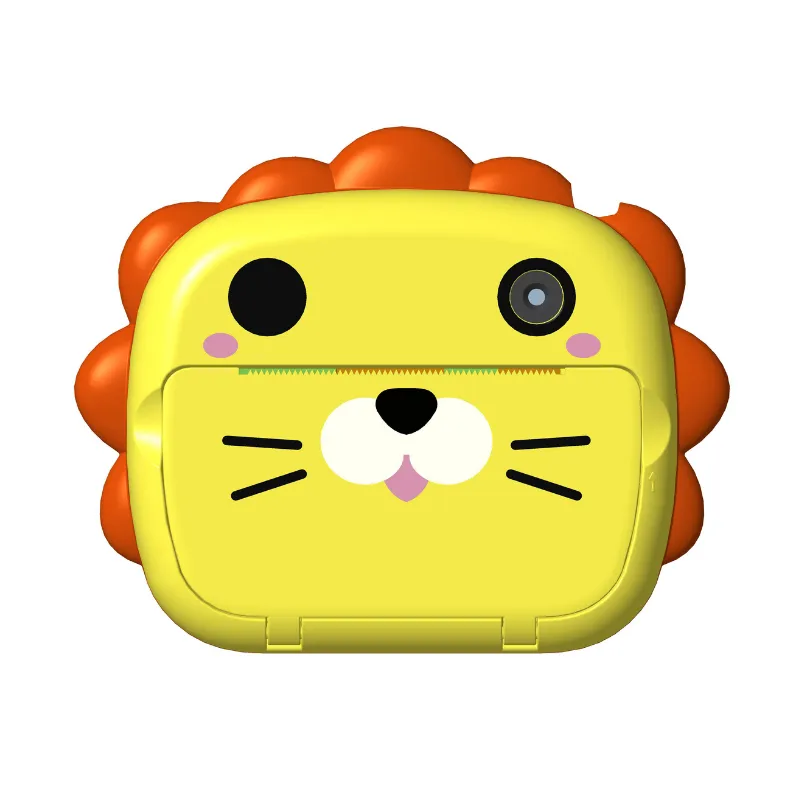 2.4 inch 4K 1080P WiFi lion video kids instant print camera