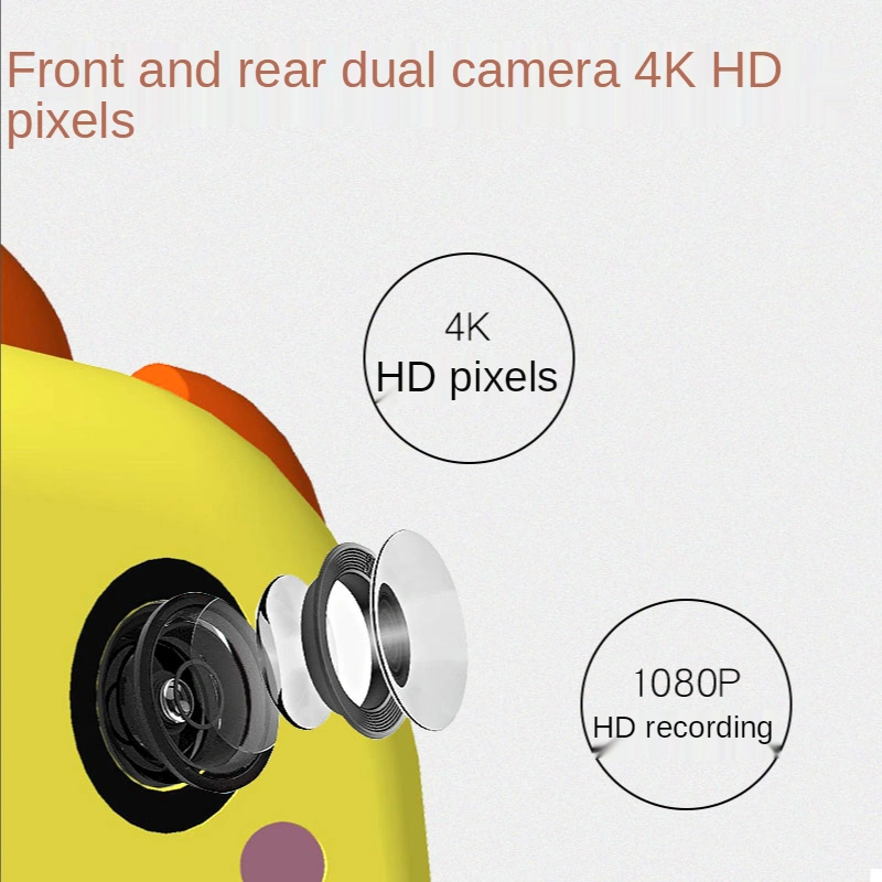 2.4 inch 4K 1080P WiFi lion video kids instant print camera