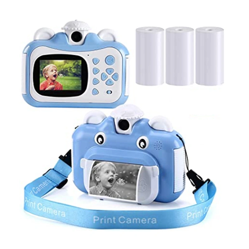 2.4 inch 4K 1080P 1200mAh video kids instant print camera