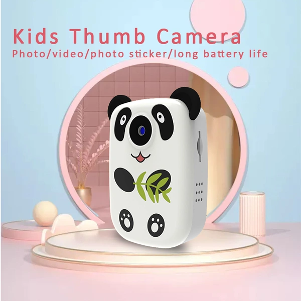 1.4 inch 1080P 500mAh 12MP panda kids thumb camera