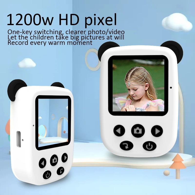 1.4 inch 1080P 500mAh 12MP panda kids thumb camera