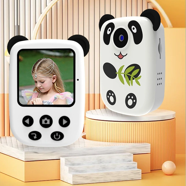1.4 inch 1080P 500mAh 12MP panda kids thumb camera