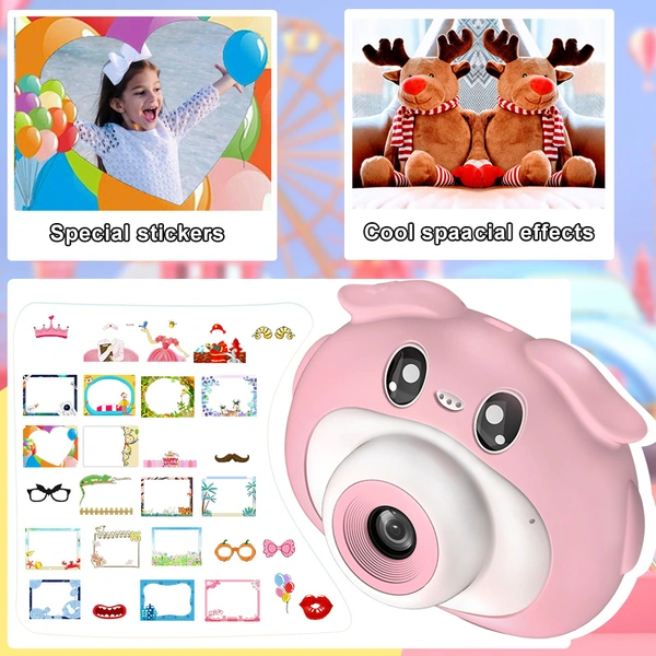 2.0 inch HD 1080P 720P 400mAh 20MP selfie kids digital camera