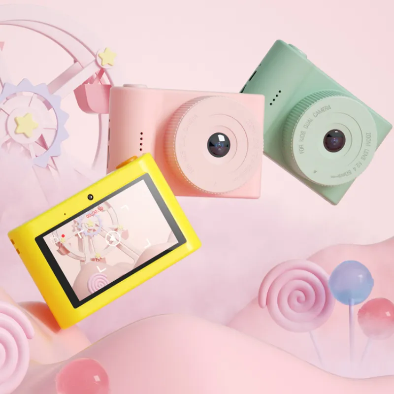 3 inch touch cat WiFi filter selfie kids camera touch screen