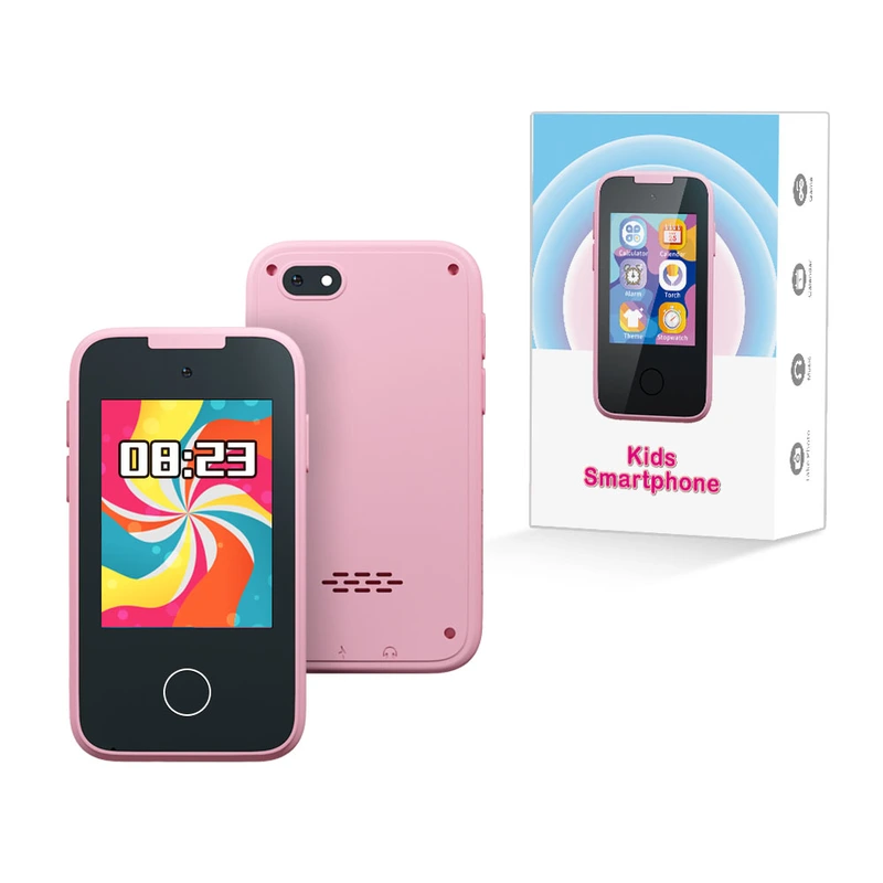 2.8 inch touch screen dual camera funny games kids smart phone