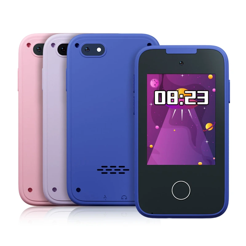 2.8 inch touch screen dual camera funny games kids smart phone