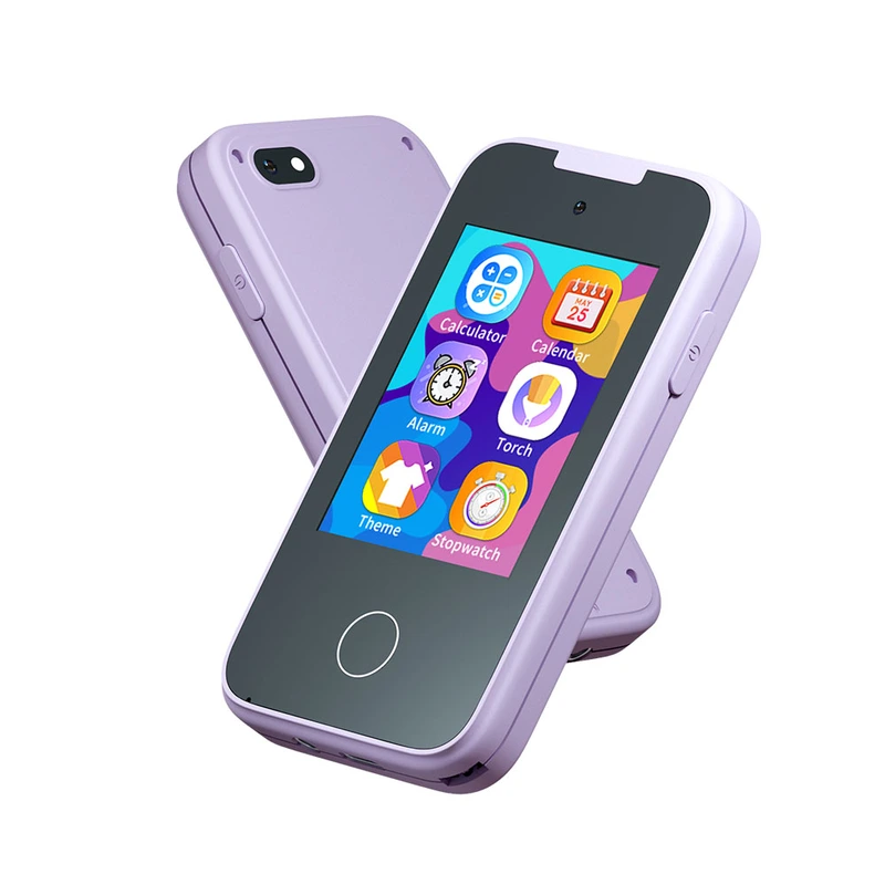 2.8 inch touch screen dual camera funny games kids smart phone