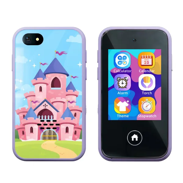 2.8 inch touch screen dual camera funny games kids smart phone