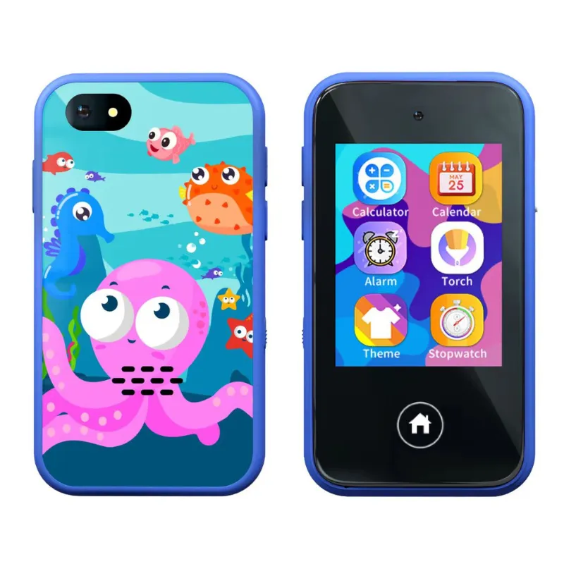 2.8 inch touch screen dual camera funny games kids smart phone