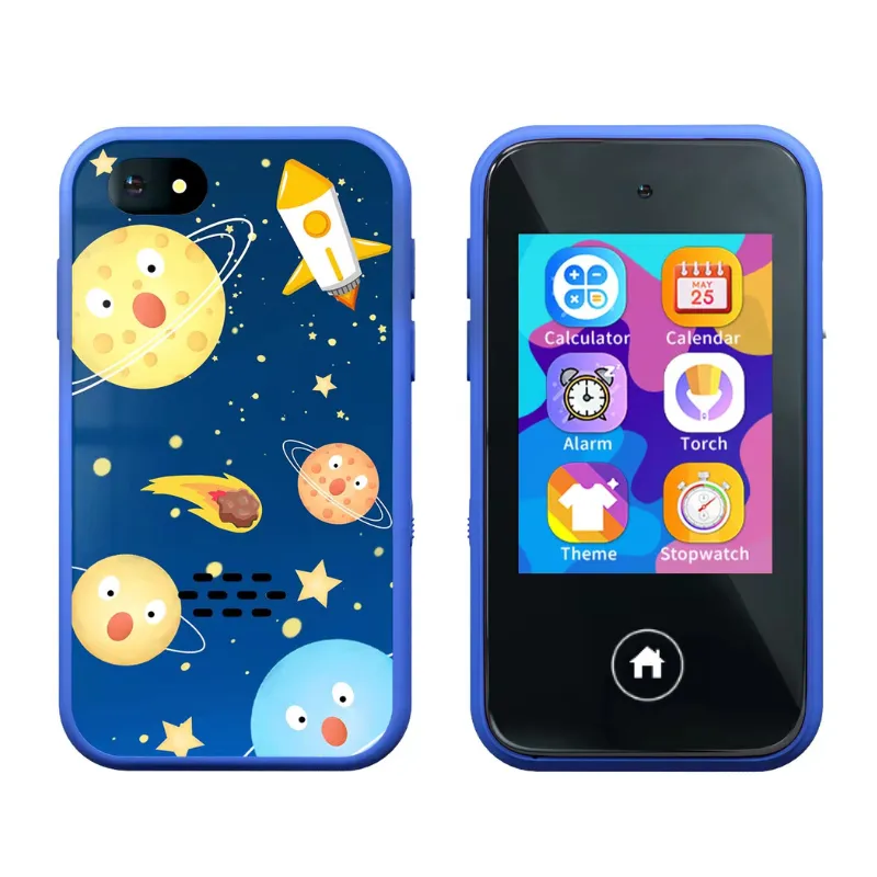 2.8 inch touch screen dual camera funny games kids smart phone