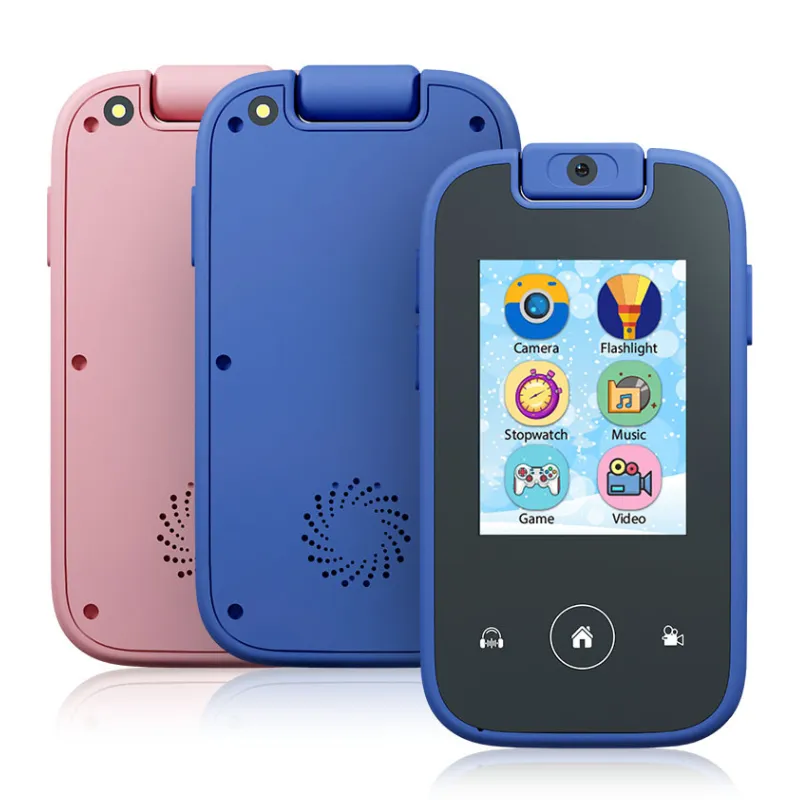 2.4 inch touch screen dual camera funny games kids smart phone