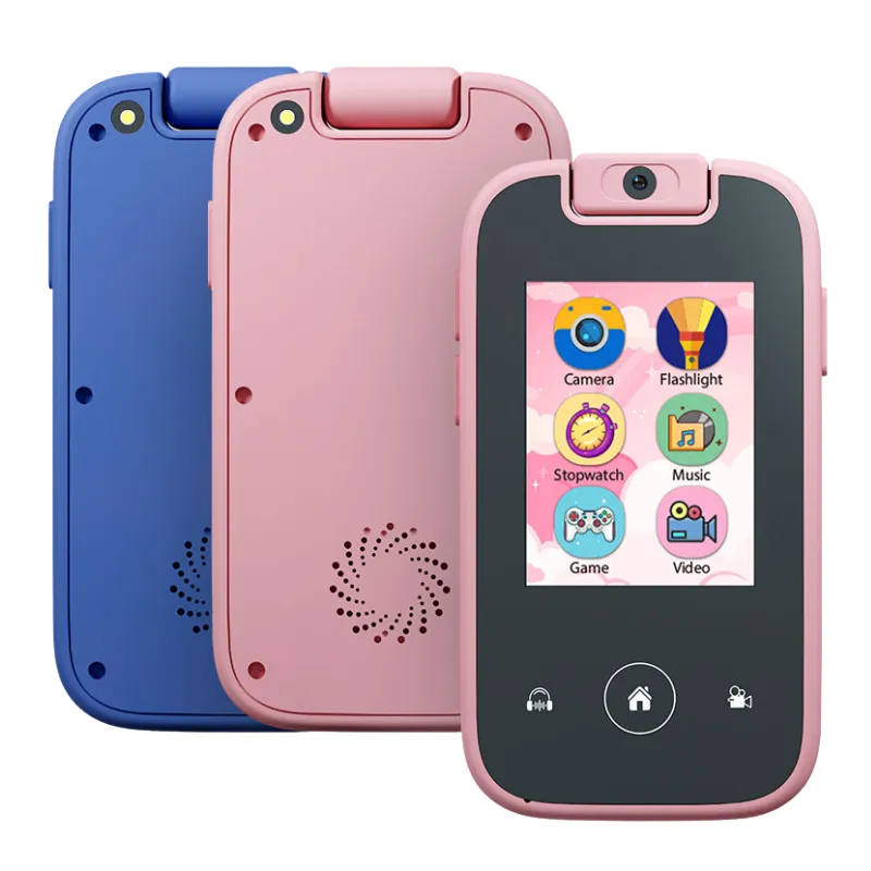 2.4 inch touch screen dual camera funny games kids smart phone