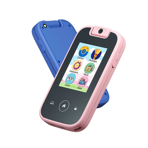 2.4 inch touch screen dual camera funny games kids smart phone