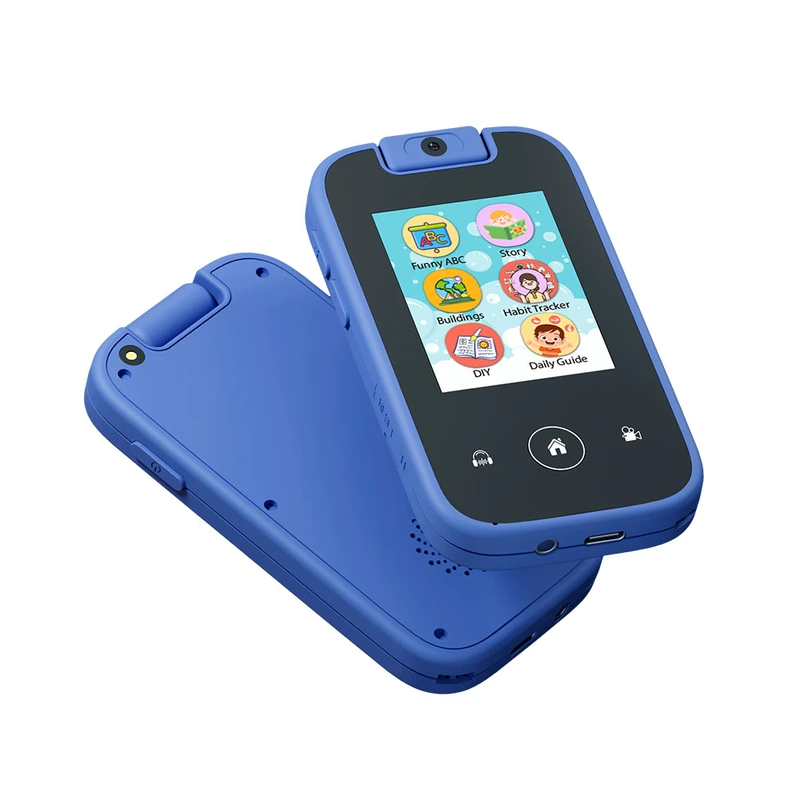 2.4 inch touch screen dual camera funny games kids smart phone