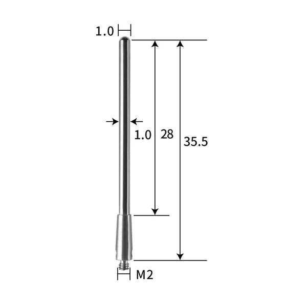 Cylindrical styli M2