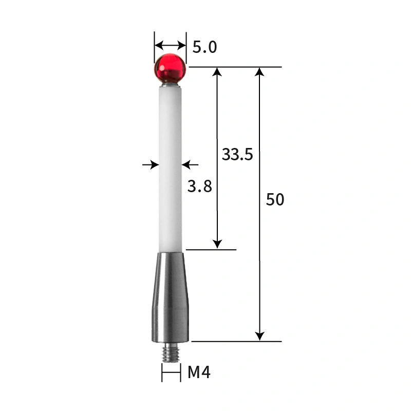 M4 stylus, ruby ball,ceramic stem