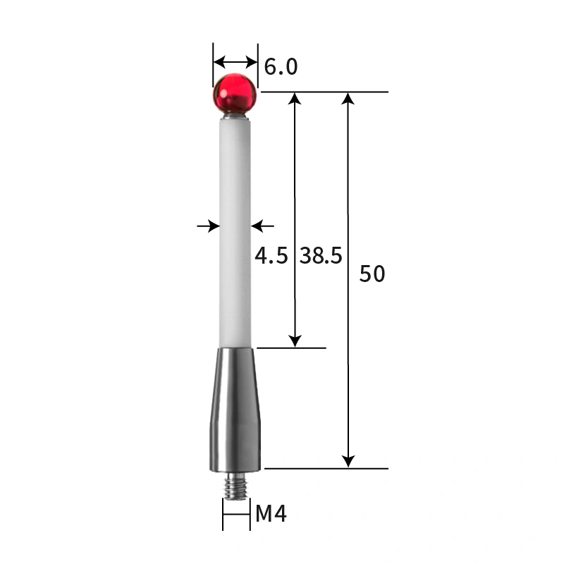 M4 stylus, ruby ball,ceramic stem