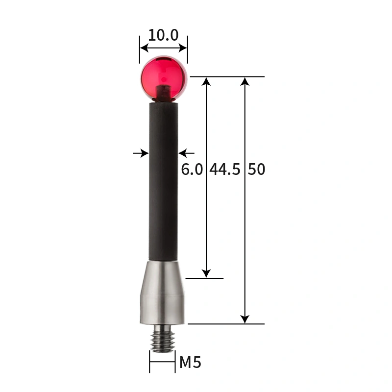 M5 stylus, ruby ball, carbon fiber stem