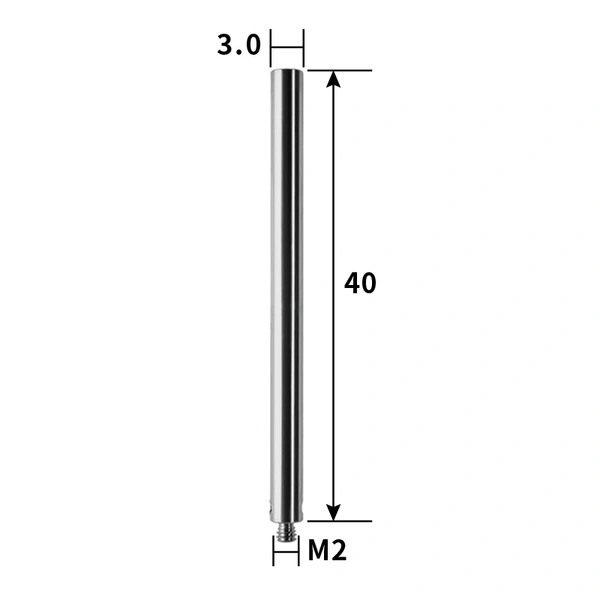 M2 stainless steel extension rod