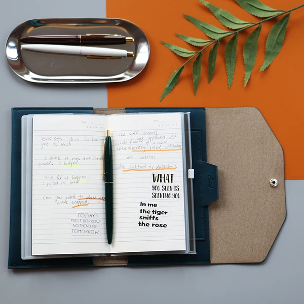 custom printed leather journals