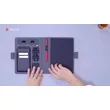 Wirelessc charging notebook organizer