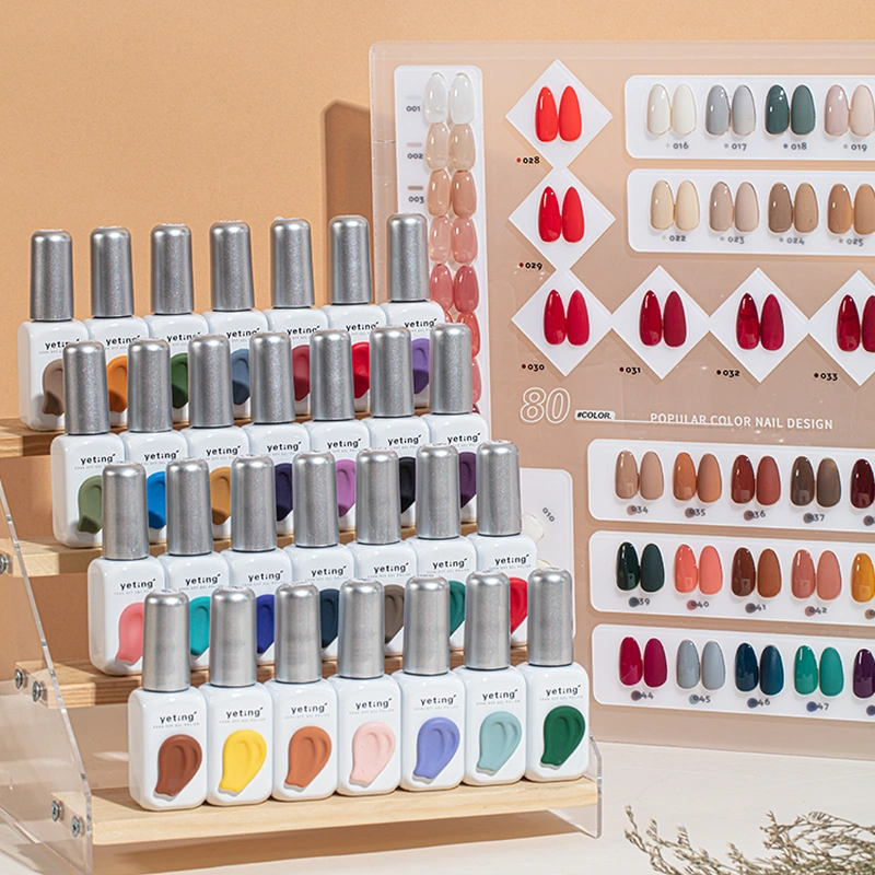 Набор гель-лаков для ногтей 80 цветов | zrkgel