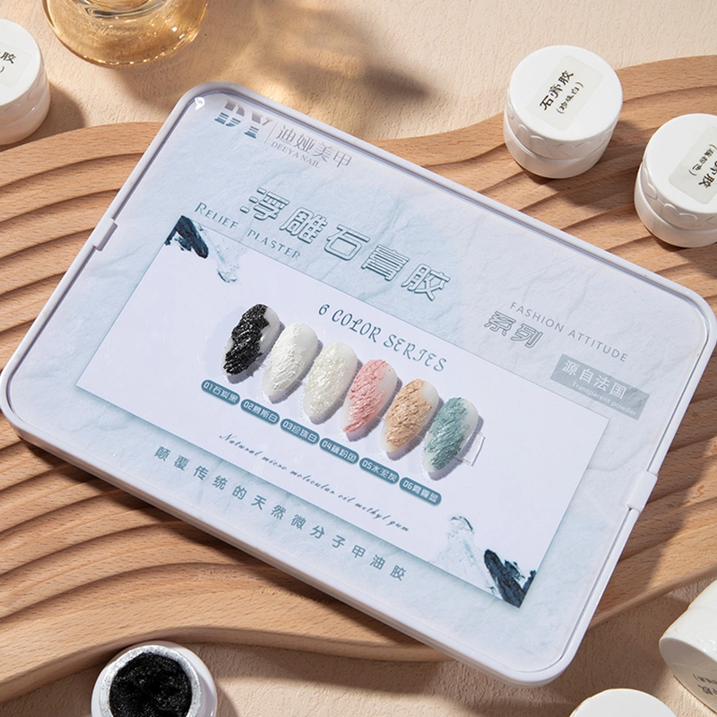 Gel de modelage 3d - 6 couleurs différentes|zrkgel