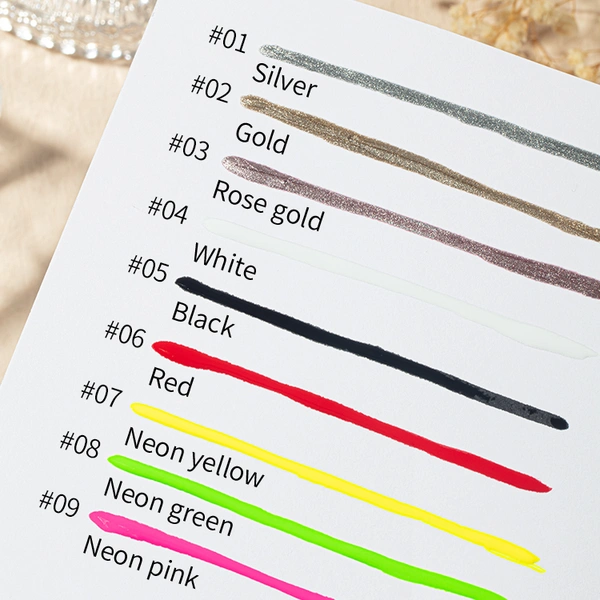 9 couleurs liner art gel - ensemble de vernis à ongles | zrkgel