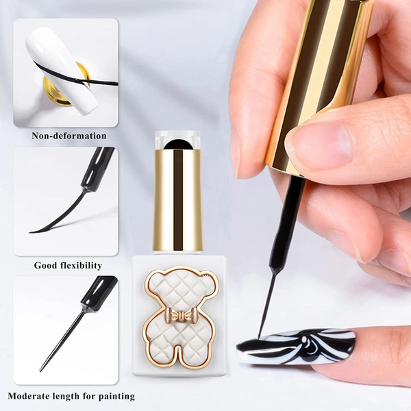 9 couleurs liner art gel - ensemble de vernis à ongles | zrkgel