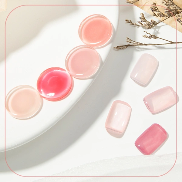 oem нюдовый розовый ледяной желейный гель - zrkgel