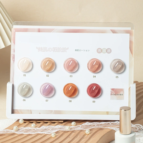 Набор из 9 цветов ледяного желе-гель-фабрика для ногтей zrkgel