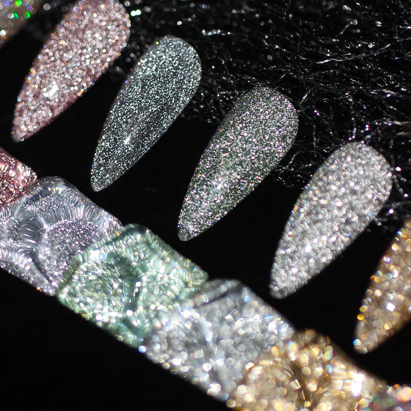 usine d'ongles gel-zrkgel super brillant disco