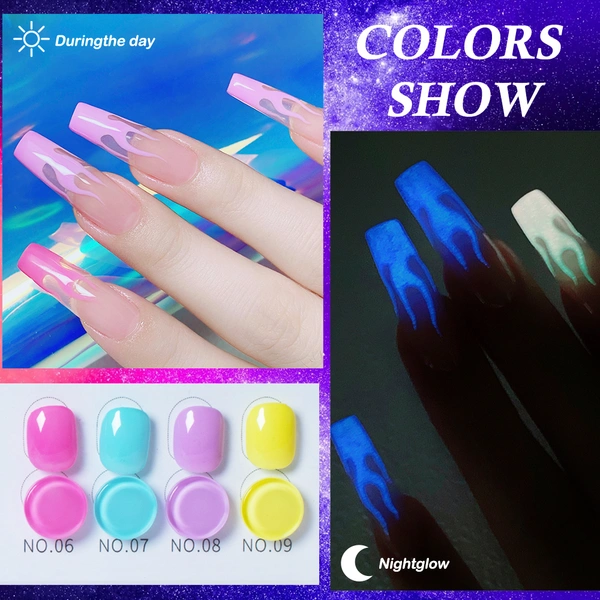 usine d'ongles gel-zrkgel super brillant disco