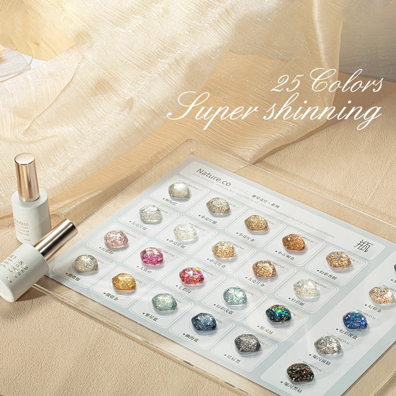 Super sparkly glitter gel-ZRKGEL nail factory