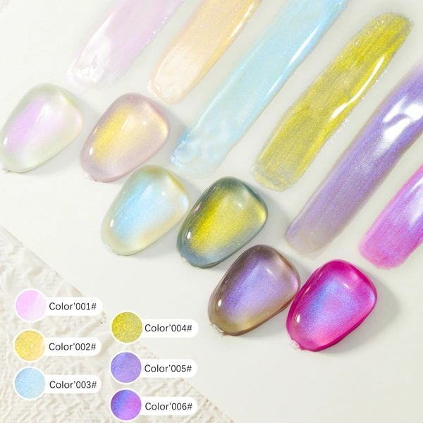 гель-лак с эффектом ослепительного сияния - набор гель-лаков для ногтей | zrkgel