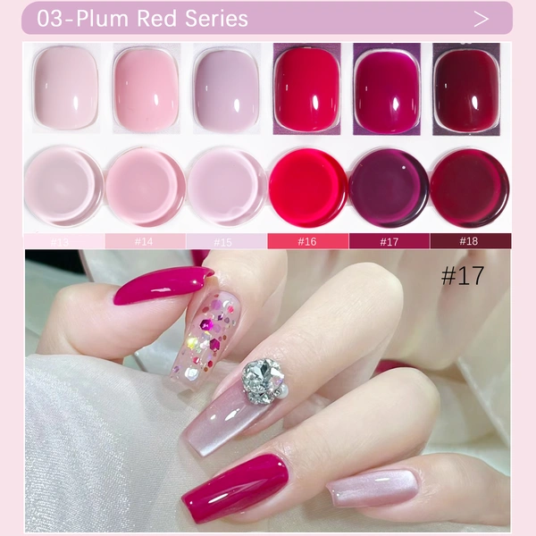 высококачественный набор гелевых лаков для ногтей - zrkgel nail factory