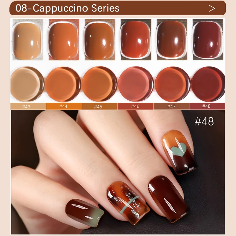 High end gel nail polish set-ZRKGEL nail factory