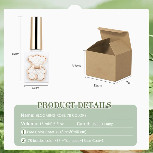 высококачественный набор гелевых лаков для ногтей - zrkgel nail factory