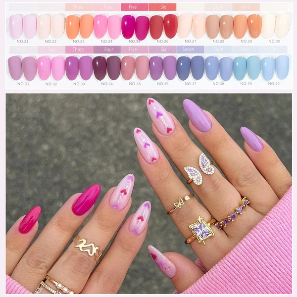 высококачественный набор гелевых лаков для ногтей - zrkgel nail factory