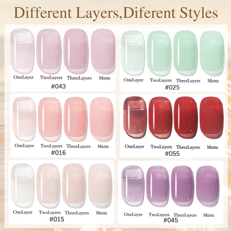 High end gel nail polish set-ZRKGEL nail factory