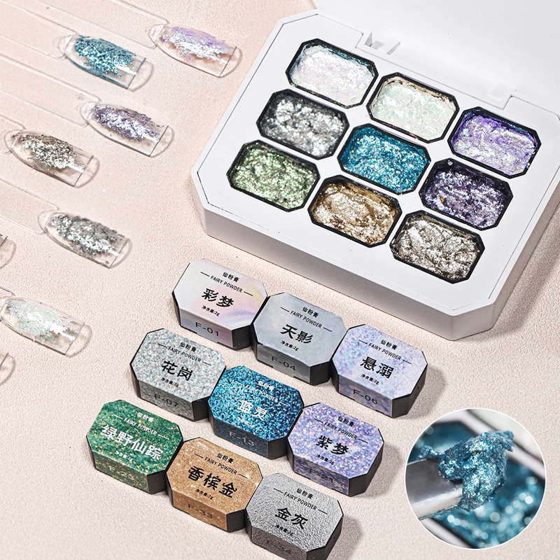 طلاء جل بتأثير الشفق القطبي المبهر - مجموعة طلاء جل للأظافر|zrkgel