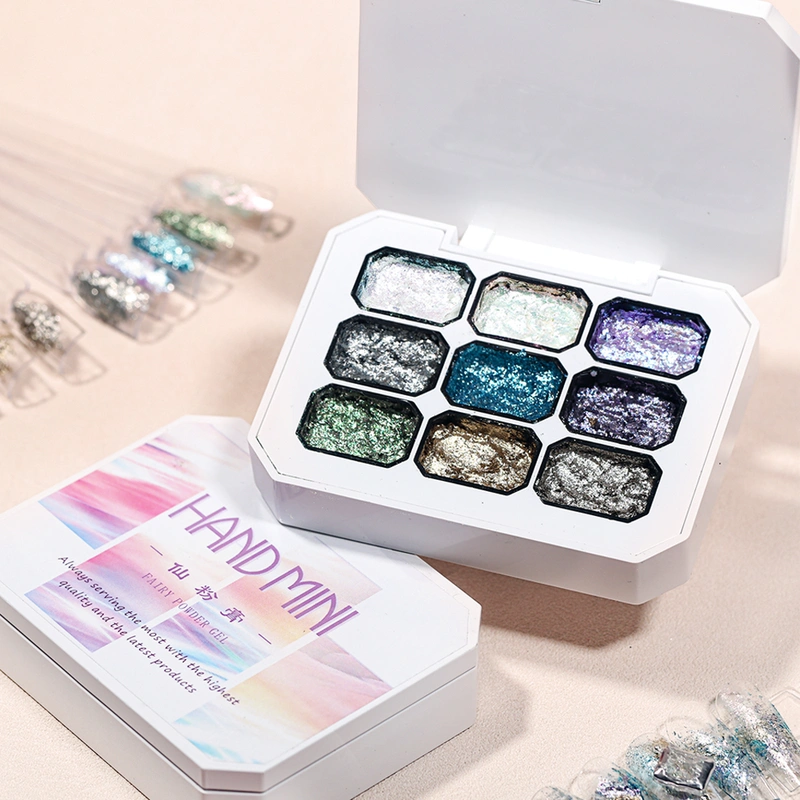 طلاء جل بتأثير الشفق القطبي المبهر - مجموعة طلاء جل للأظافر|zrkgel